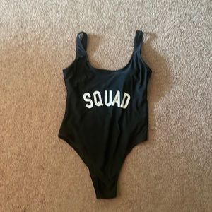 Black SQUAD one piece